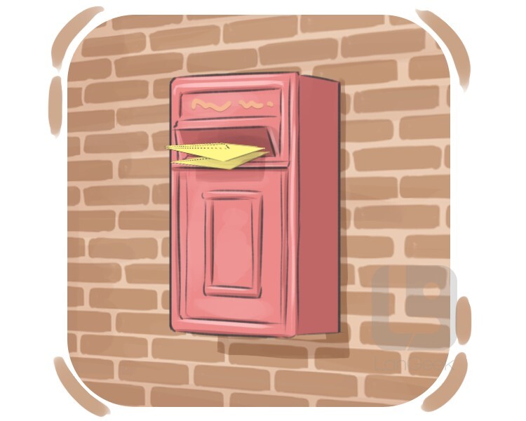 letter-box noun - Definition, pictures, pronunciation and usage