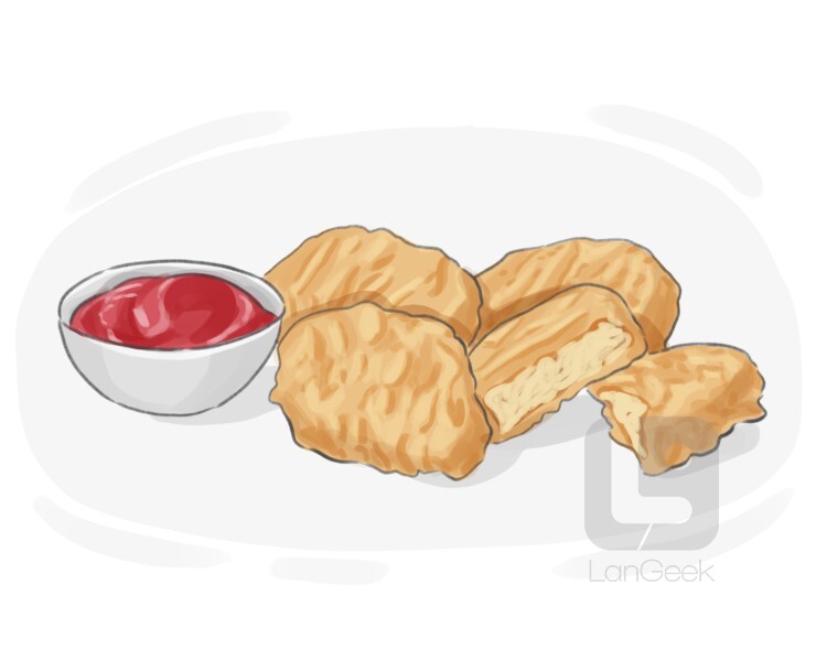 Definition & Meaning of "Chicken nugget" LanGeek
