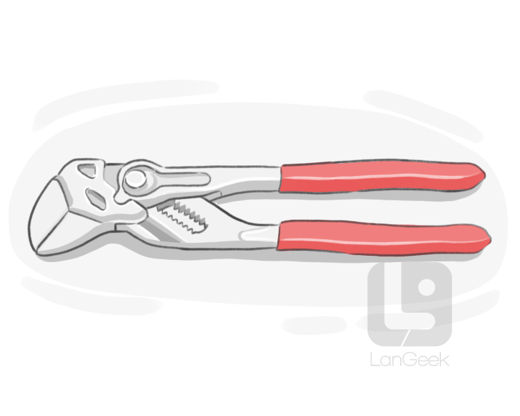 adjustable pliers definition and meaning