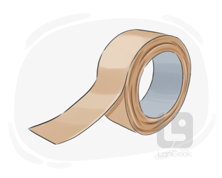 adhesive tape definition and meaning