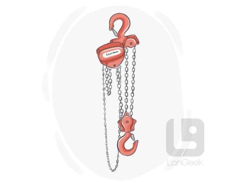 Definition & Meaning of "Chain block" LanGeek