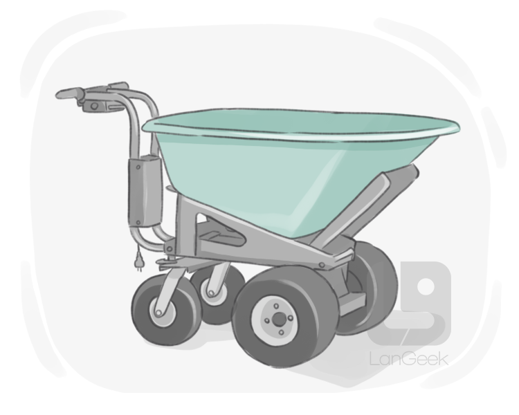 electric wheelbarrow definition and meaning