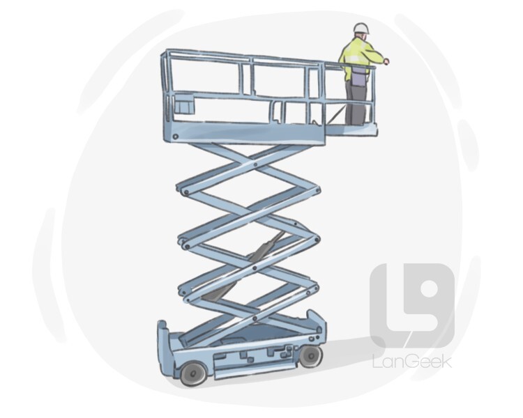 scissor lift definition and meaning