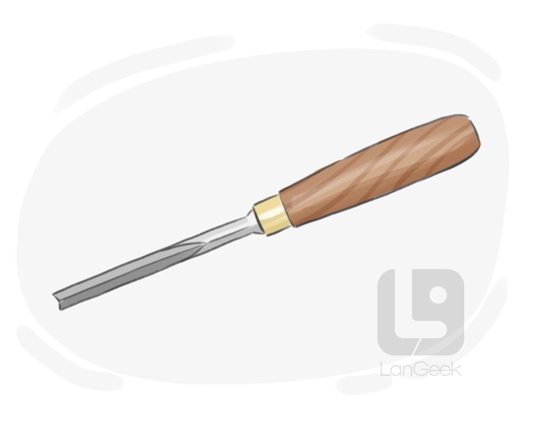 corner chisel definition and meaning