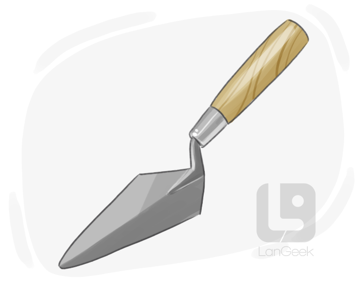 brick trowel definition and meaning