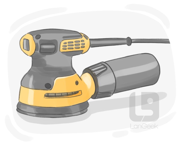 random orbital sander definition and meaning