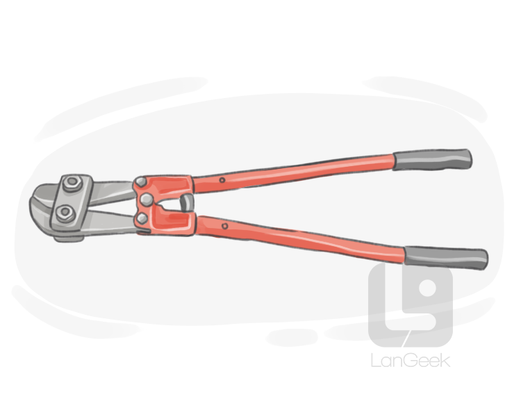 bolt cutter definition and meaning