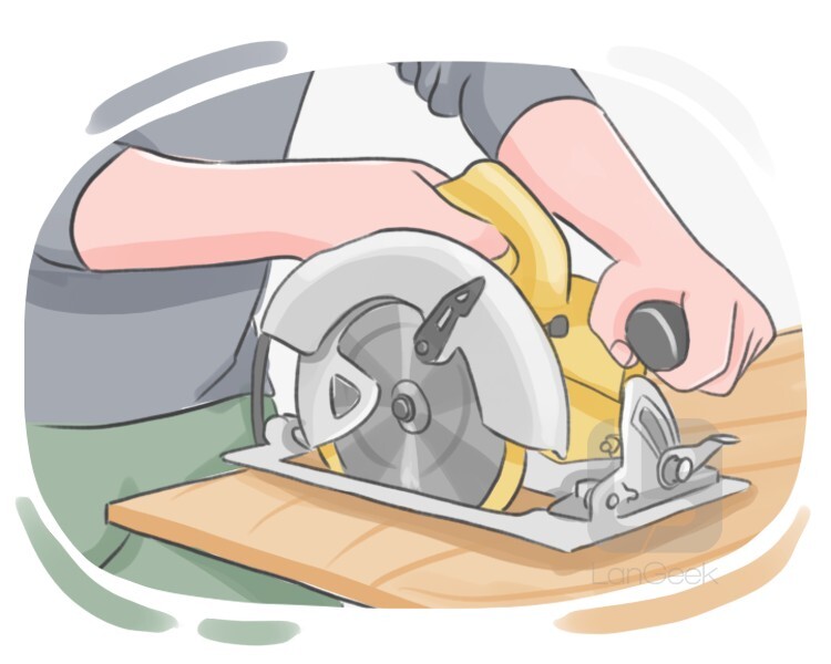 Definition & Meaning of "Circular saw" Picture Dictionary