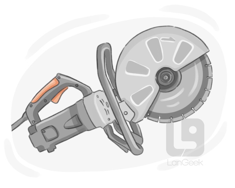 Definition & Meaning of "Concrete saw" LanGeek