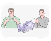 to [drag] {one's} name through the (mud|mire)