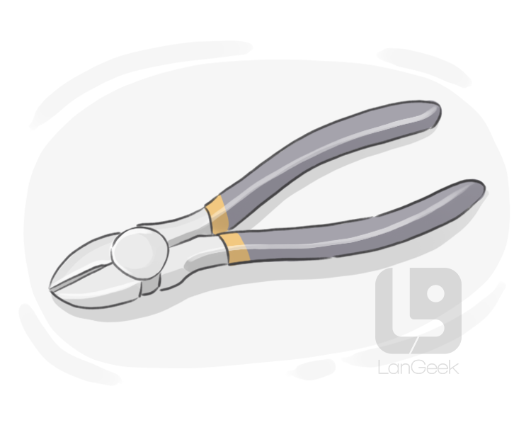 diagonal pliers definition and meaning
