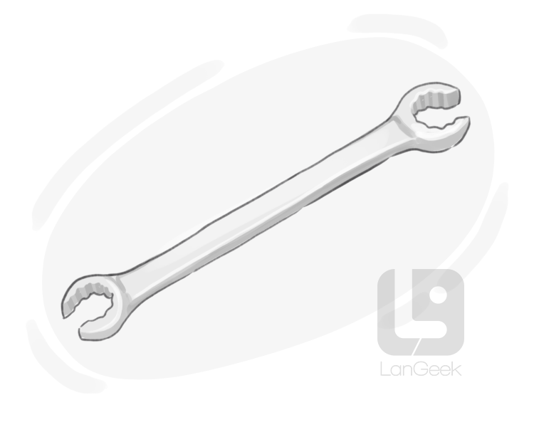 flare nut wrench definition and meaning