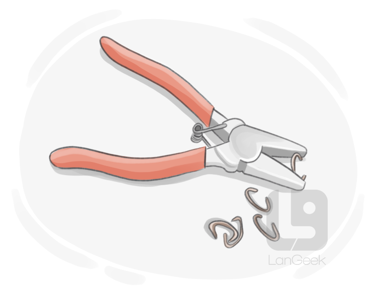 hog ring pliers definition and meaning