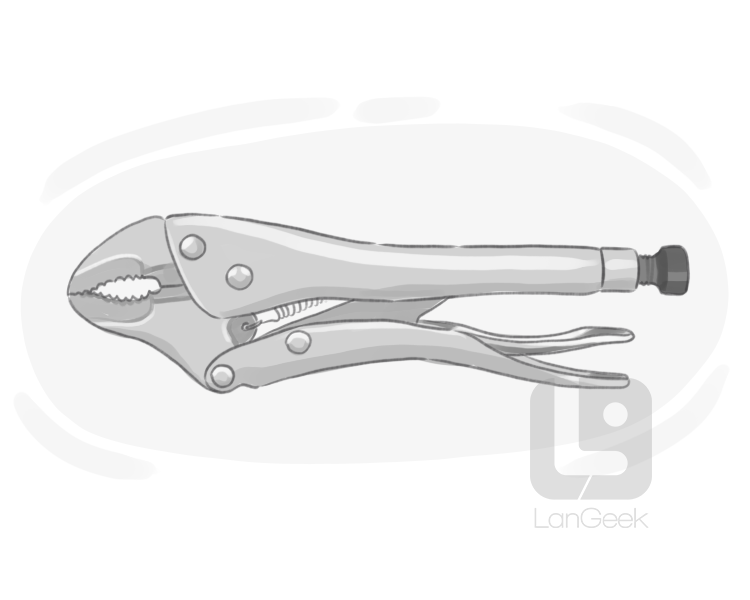locking pliers definition and meaning