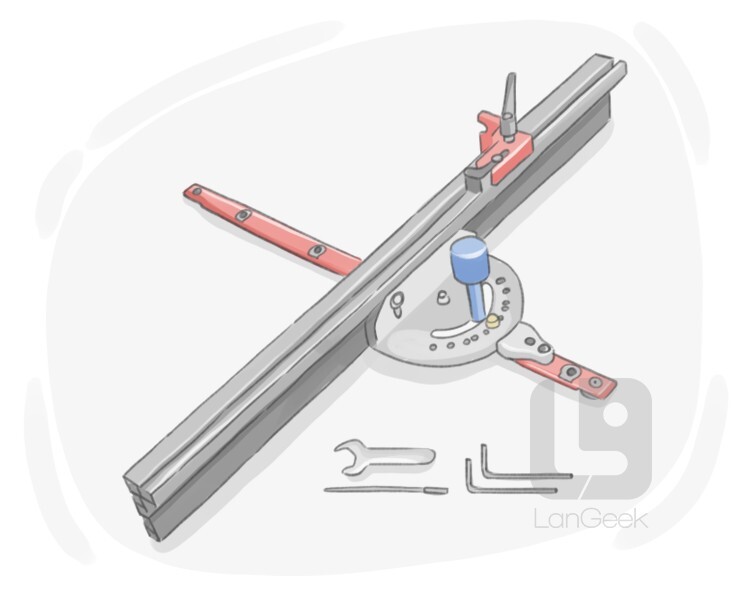 miter gauge definition and meaning
