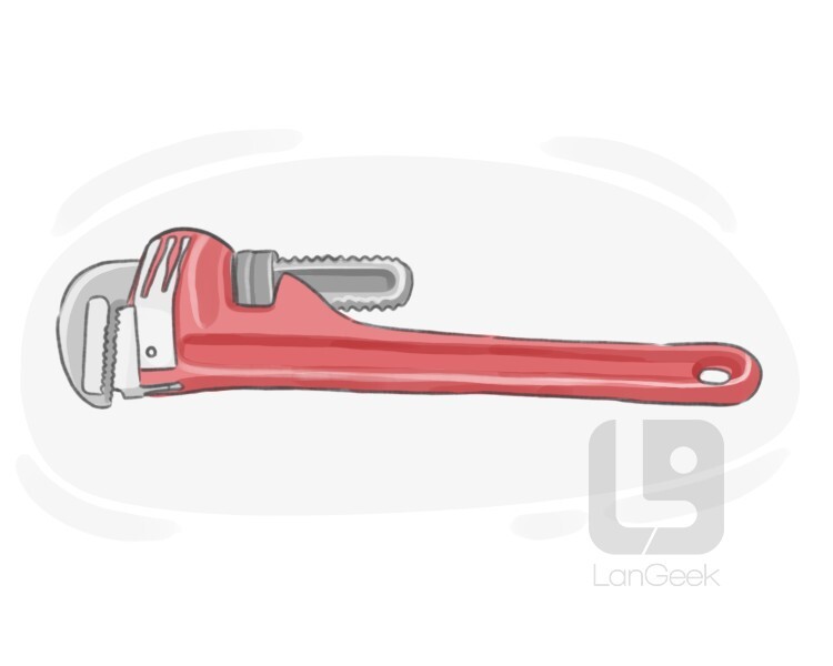 pipe wrench definition and meaning