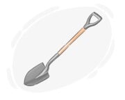 round point shovel