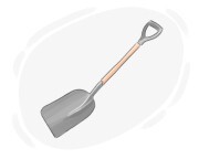 square point shovel
