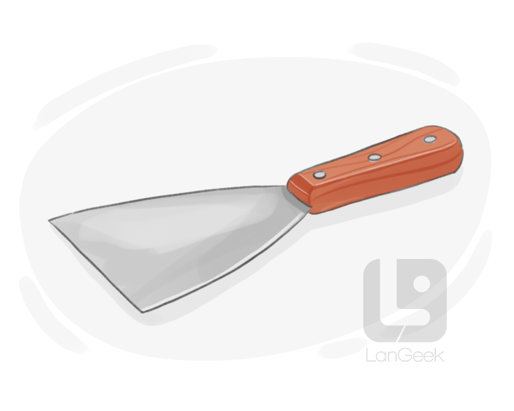 putty knife definition and meaning