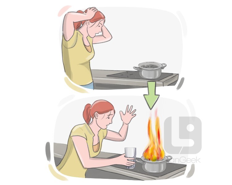 Definition & Meaning of "Fan the flames" LanGeek