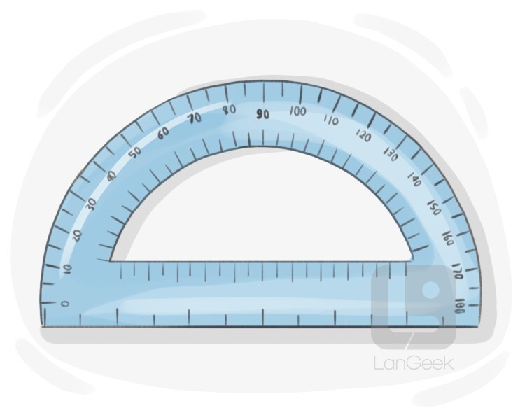 Definition & Meaning of "Protractor" LanGeek