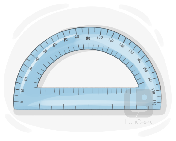 protractor definition and meaning