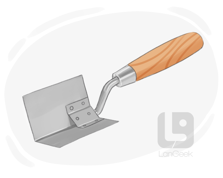 corner trowel definition and meaning