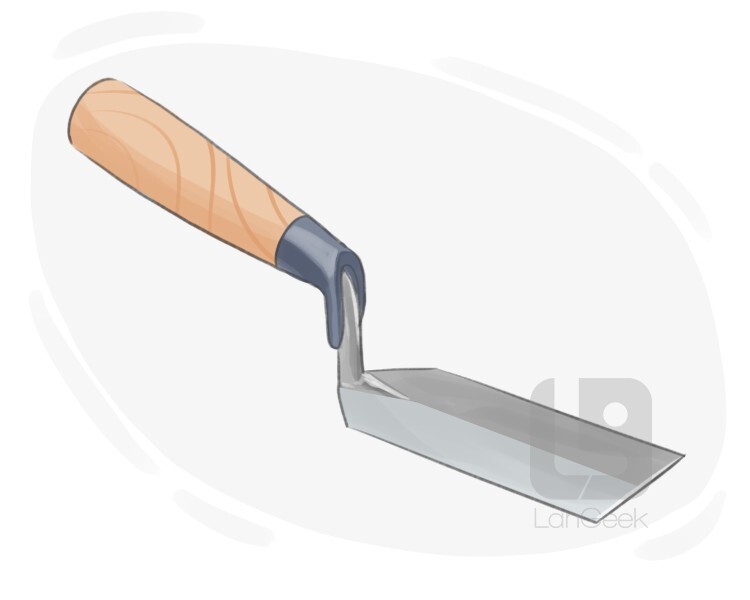 Margin on sale trowel definition