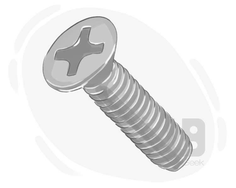 Phillips screw definition and meaning