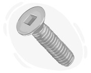 square drive screw