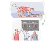 to [walk] all over {sb}