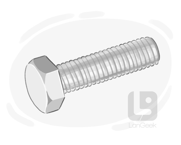 hex head screw definition and meaning