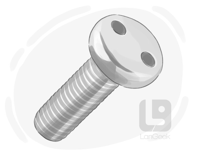 snake eye screw definition and meaning
