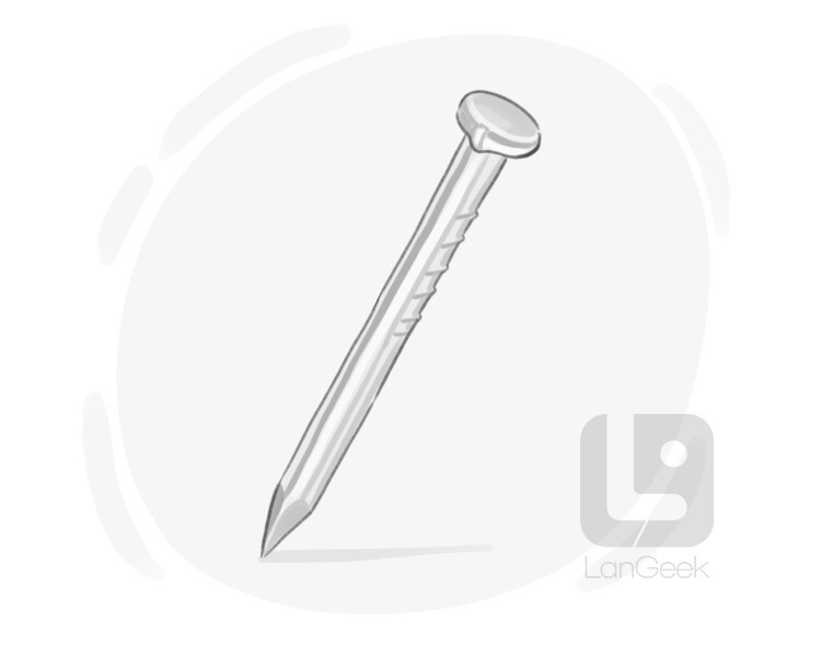 Definition & Meaning of "Concrete nail" LanGeek