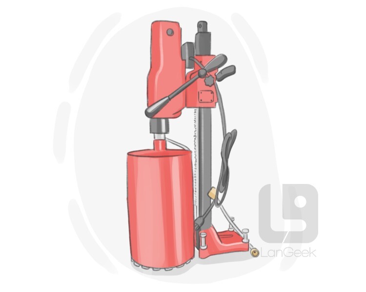 core drill definition and meaning