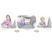 to [step] into the breach