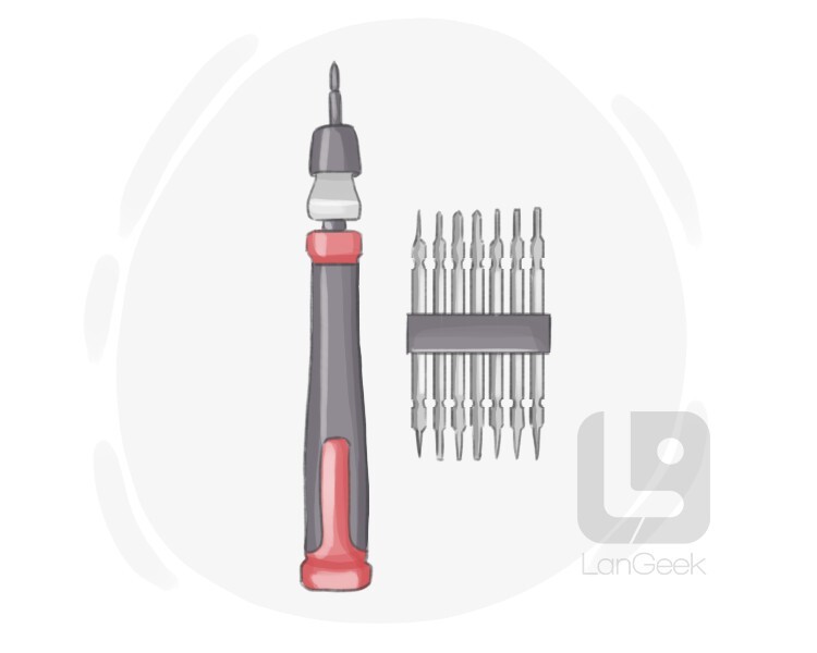 precision screwdriver set definition and meaning