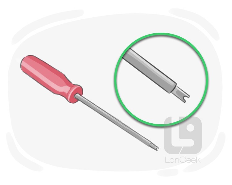 spanner screwdriver definition and meaning