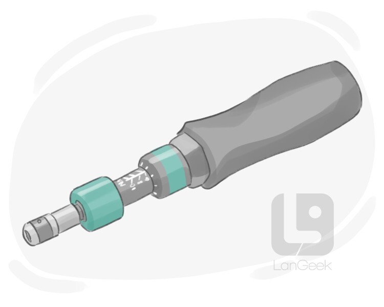 torque screwdriver definition and meaning