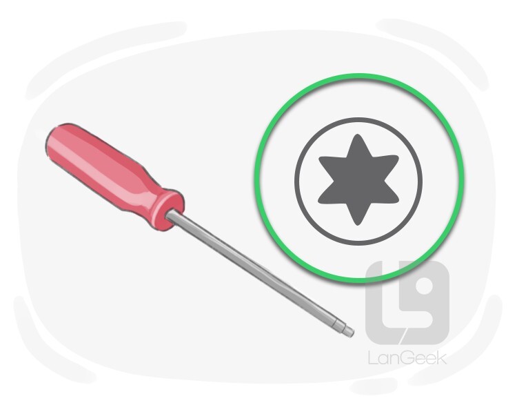 Definition & Meaning of "Torx screwdriver" LanGeek