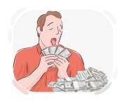 a beggar on horseback