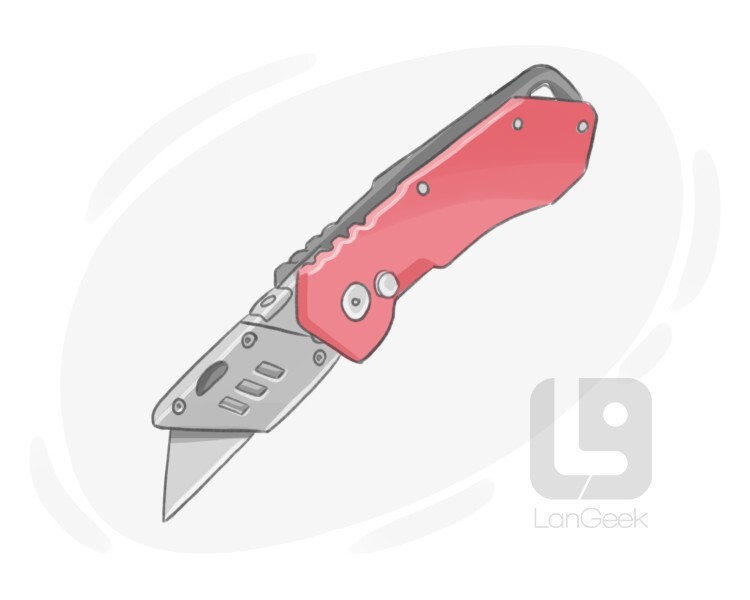 Definition & Meaning of "Utility knife" LanGeek
