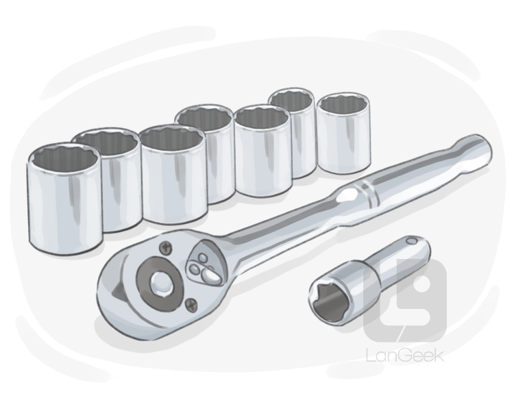 socket wrench definition and meaning