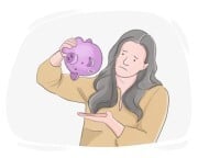 to {not} [have] a bean