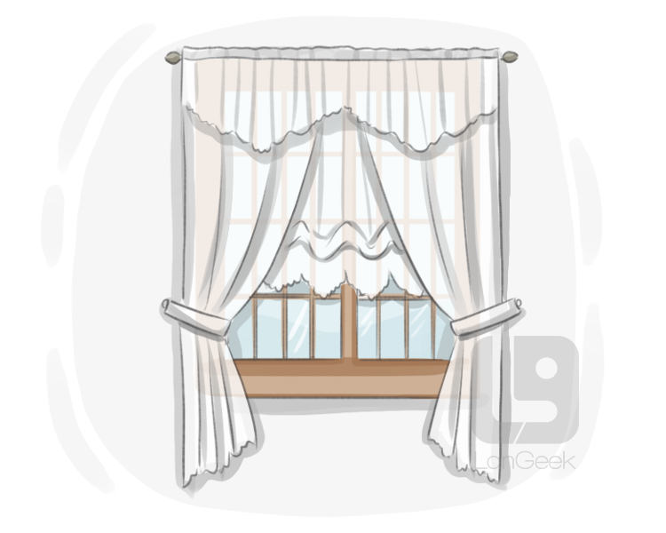 lace curtain definition and meaning