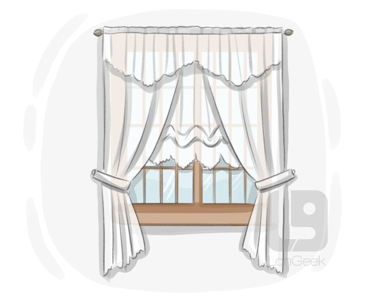 lace curtain definition and meaning