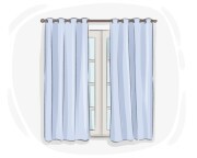 room darkening curtain