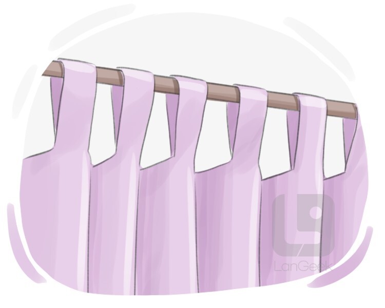 Definition & Meaning of "Tab top curtain" LanGeek