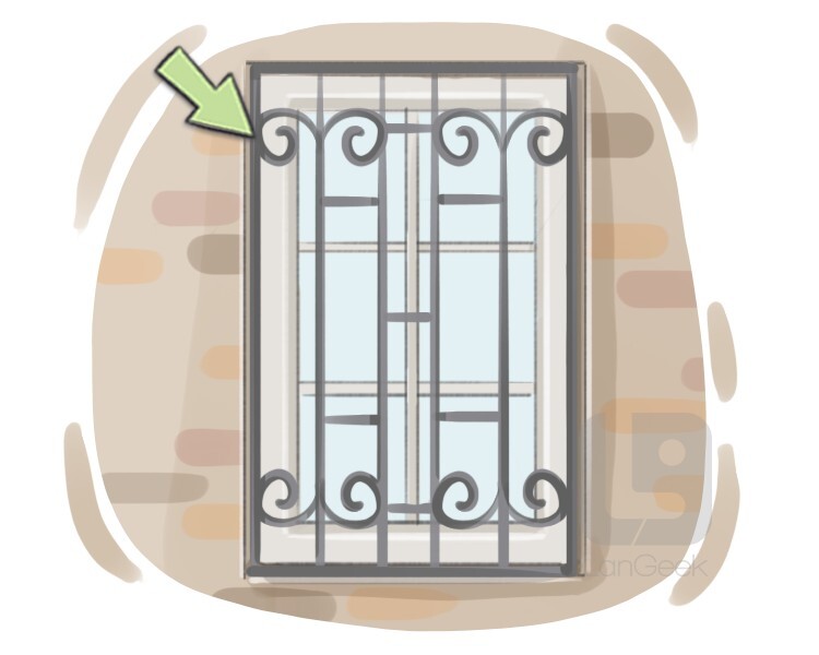 Definition & Meaning of "Window grill" LanGeek