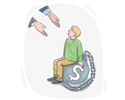 on the hook for {sth}